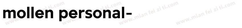 mollen personal字体转换